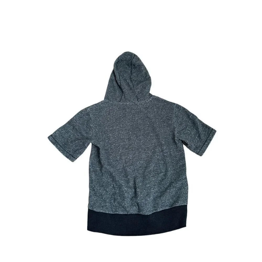 Hooded Short Sleeve Sweatshirt